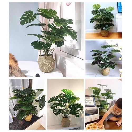 Toopify 28 Fake Plants Large Artificial Floor Faux Plants Indoor Tall for  Home Office Living Room Decor