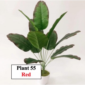 Artificial Plant 055 ( Red Side ) 66cm