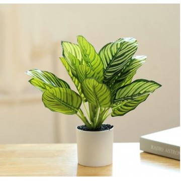 [Type 1] Small Potted Artificial Plant Artificial Flower Home Table Plant Room Decoration
