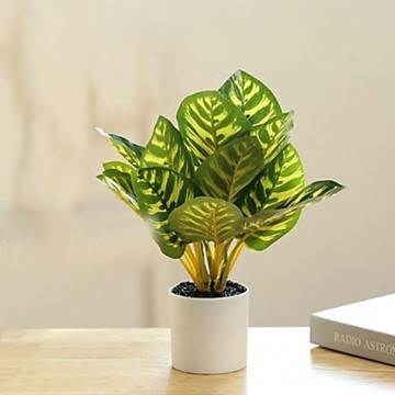 [Type 4] Small Potted Artificial Plant Artificial Flower Home Table Plant Room Decoration