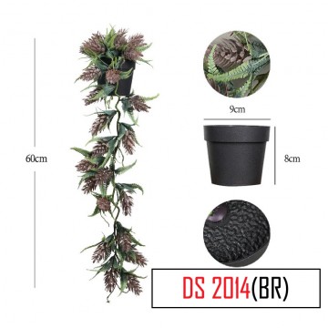 Cascading Hanging Plant with pot [DS 2014][BR]