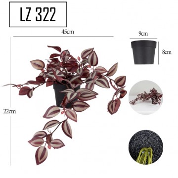 Cascading Hanging Plant with pot [LZ 322]
