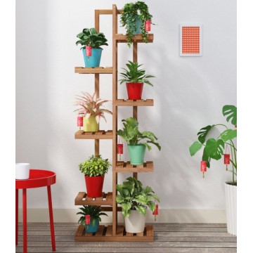 [Wooden] 7tiers Wooden Plant Rack Plant Stand