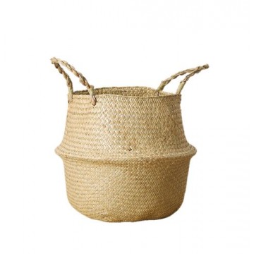 [2 Sizes ] Rattan Basket Natural