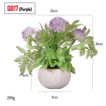 Artificial Table Plant (Type Q817 Purple)