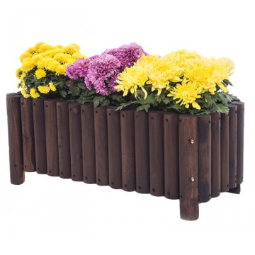 Wooden Planter Box Plant Rack Plant Pot Base Fence Gardening Durable Wooden Planter Box Growing Herbs Vegetable