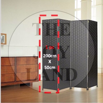 [Black] Double Sided Room Divider Privacy Screen