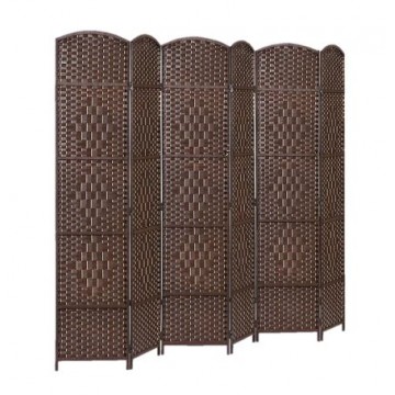 [Brown] Single Sided Room Divider Privacy Screen