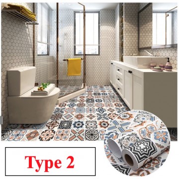[ Type 2 ] Wallpaper For Floor or Kitchen