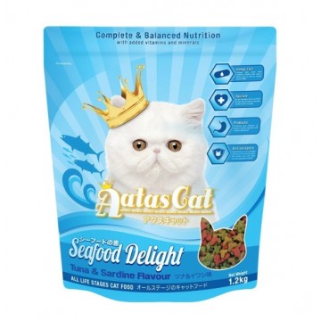 Aatas Cat Seafood Delight Tuna & Sardine Cat Dry Food 1.2kg