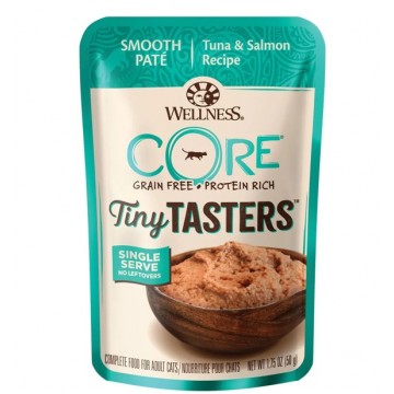 Wellness CORE Tiny Tasters Tuna & Salmon Grain-Free Pouch Cat Food 50g
