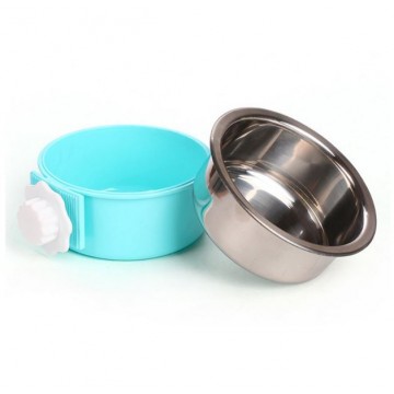 Pet's Feeder Bowl for Cage/Fence Cat and Dogs and Rabbits
