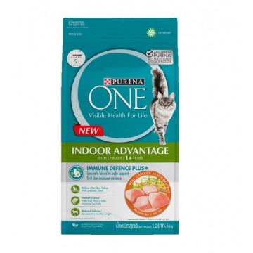 [ 1.2KG ] Purina One Cat Dry Food  Indoor Advantage with Chicken
