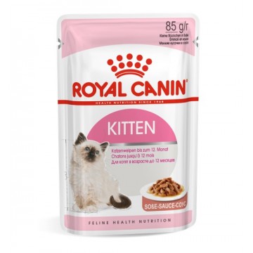 Royal Canin Feline Health Nutrition Kitten In GRAVY Pouch Cat Food 85g
