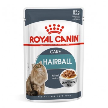 Royal Canin Feline Care Health Nutrition Hairball Adult Pouch Cat Food 85g