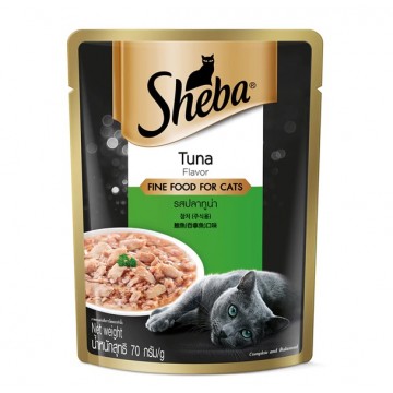 Sheba Tuna Pouch Cat Food 70g