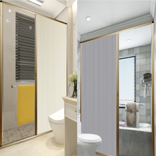 Shower Screen Folding Door Aluminum Film Bathroom