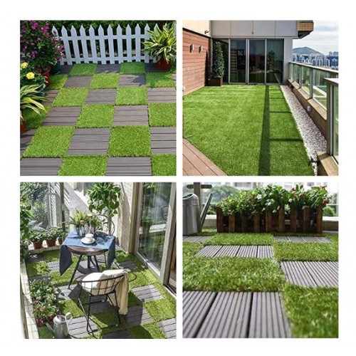 Artificial Grass Tile Interlocking, How To Use Deck Tiles On Grass