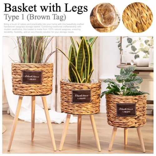 Basket Planter (With stand / No Stand)