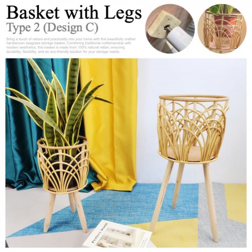 Basket Planter (With stand / No Stand)