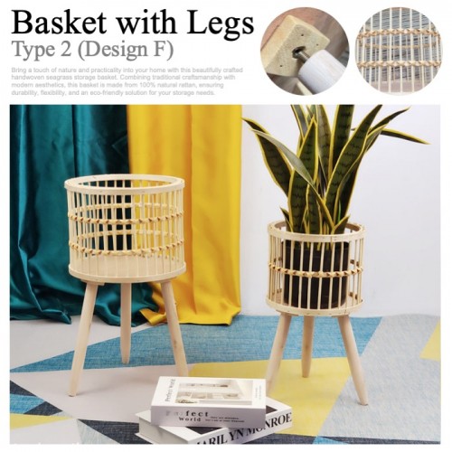 Basket Planter (With stand / No Stand)