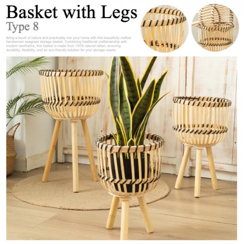 Basket Planter (With stand / No Stand)