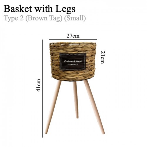 Basket Planter (With stand / No Stand)