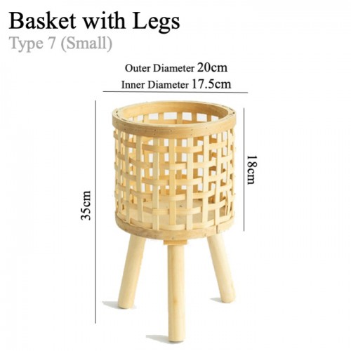 Basket Planter (With stand / No Stand)