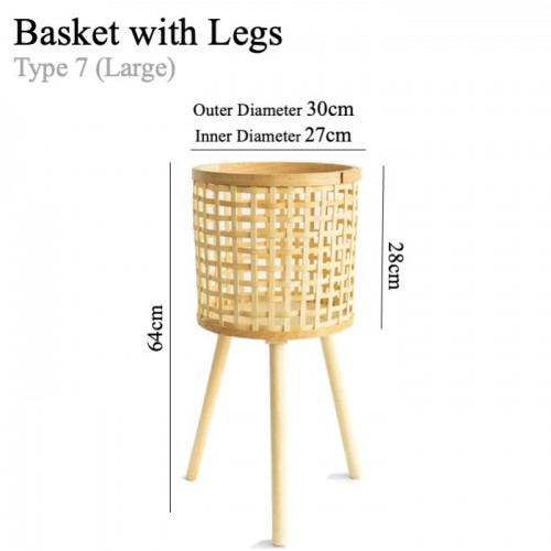 Basket Planter (With stand / No Stand)