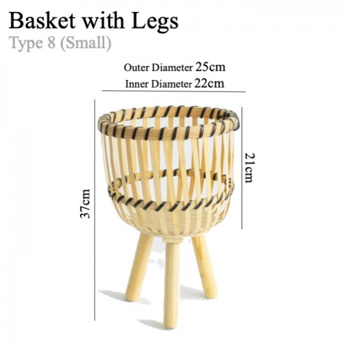 Basket Planter (With stand / No Stand)