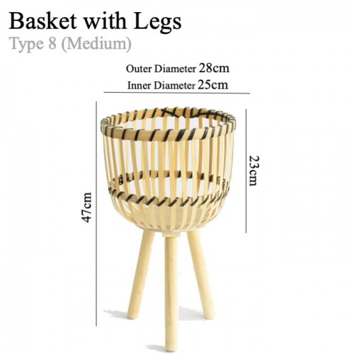 Basket Planter (With stand / No Stand)