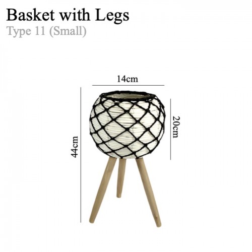 Basket Planter (With stand / No Stand)