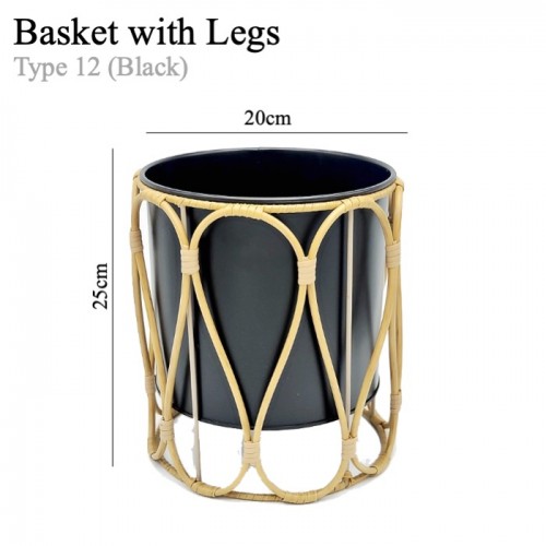 Basket Planter (With stand / No Stand)