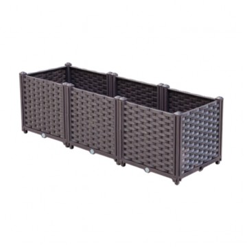 Plastic Planter Box ( 38cmH / 3 Boxes Set )