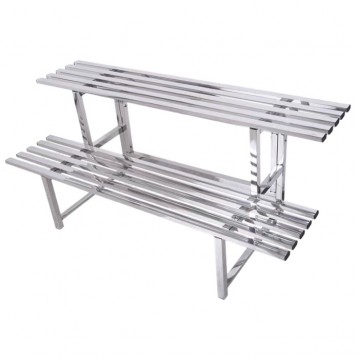 Stainless Steel Plant Rack (2 Tier 100cm)