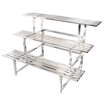 Stainless Steel Plant Rack (3 Tier 100cm)