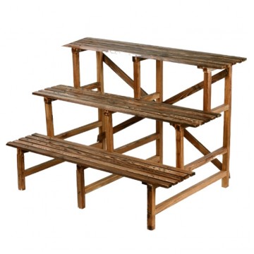 Wooden Plant Rack (3 Tier 120cm)