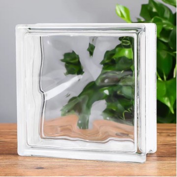 Crystal Glass Brick (Type 1 - 19cmx19cmx8.5cm)