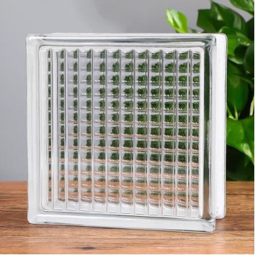 Crystal Glass Brick (Type 5 - 19cmx19cmx8.5cm)