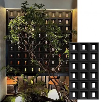 Hollow Brick Panel (Black)