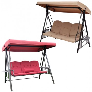 Outdoor Swing Bench (3-Seaters)