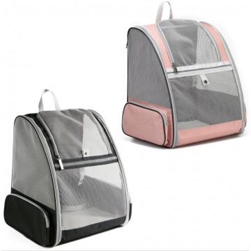 Backpack with Curtain Pet Carrier