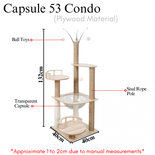 Cat Tree/Cat Condo (55cm-180cm)