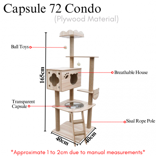 Cat Tree/Cat Condo (55cm-180cm)