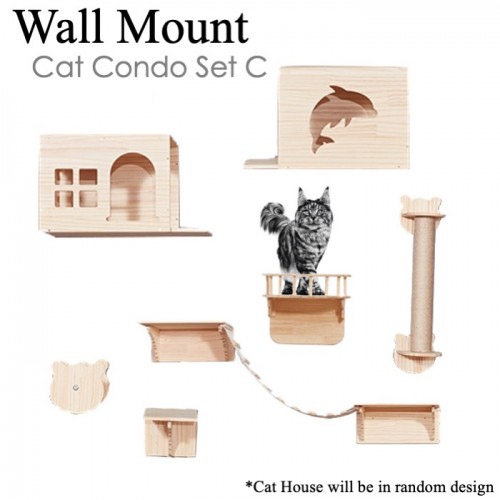 Cat Tree/Cat Condo (Wall Mount)