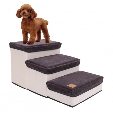 Dog Stair with Storage Box