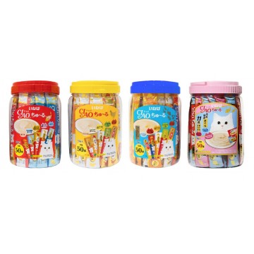 Ciao 50pcs festival pack (Seafood Mix / Tuna Mix /  Chicken Mix / Tuna Collagen )