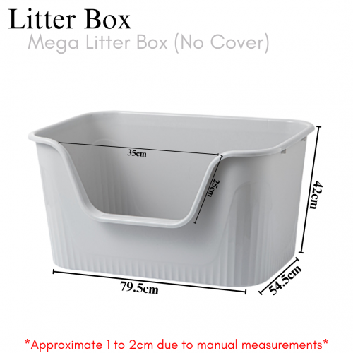 Cat Litter Box (Half Covered/Full Covered)