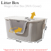 Cat Litter Box (Half Covered/Full Covered)