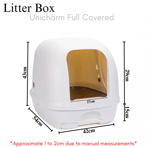 Cat Litter Box (Half Covered/Full Covered)